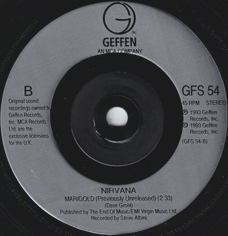 Nirvana : Heart-Shaped Box (7", Single)