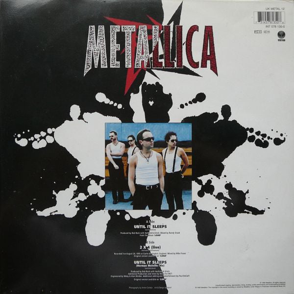 Metallica : Until It Sleeps (10", Single, Ltd, Red)