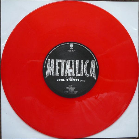 Metallica : Until It Sleeps (10", Single, Ltd, Red)