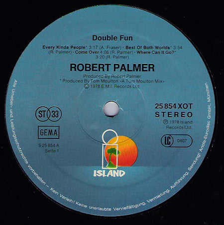 Robert Palmer : Double Fun (LP, Album)