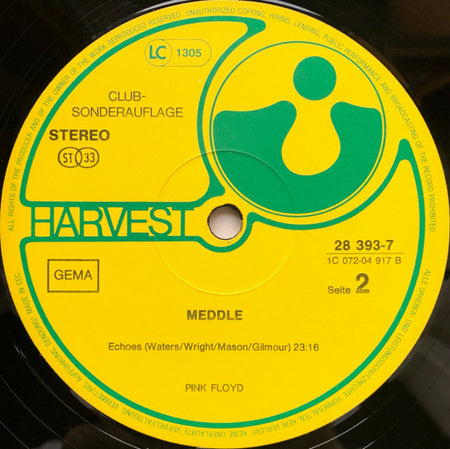 Pink Floyd : Meddle (LP, Album, Club, RE)