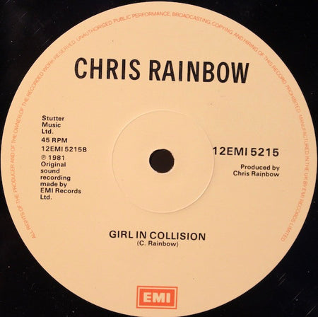 Chris Rainbow : Body Music (12")