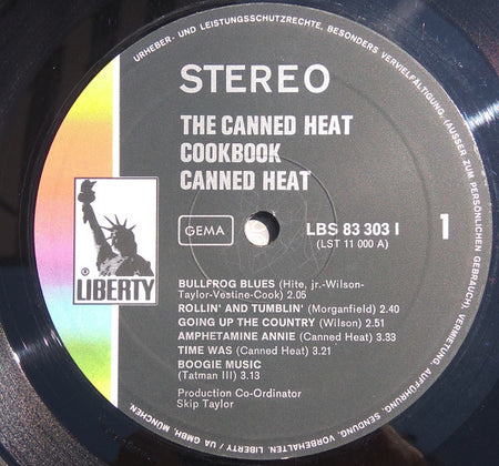 Canned Heat : The Canned Heat Cook Book (The Best Of Canned Heat) (LP, Comp, Gat)