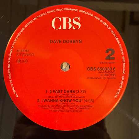 Dave Dobbyn : Slice Of Heaven (12", Maxi)