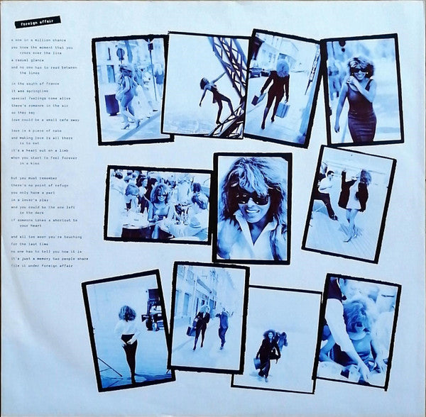 Tina Turner : Foreign Affair (LP, Album, Club, Gat)