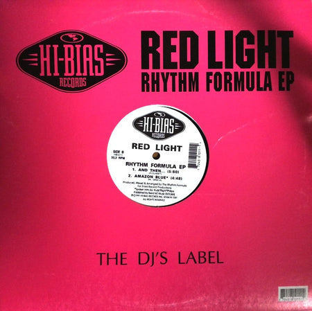 Red Light : Rhythm Formula EP (12", EP)