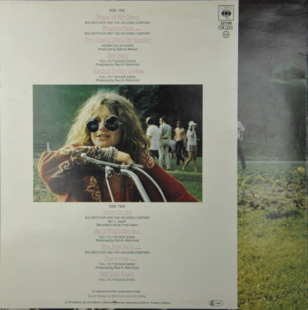 Janis Joplin : Janis Joplin's Greatest Hits (LP, Comp, RE, Sun)