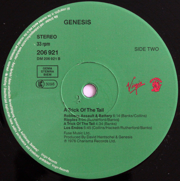 Genesis : A Trick Of The Tail (LP, Album, RE, Gat)