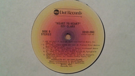 Roy Clark : Heart To Heart (LP, Album)
