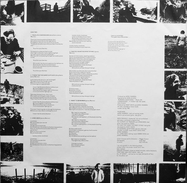 James Warren : Burning Questions (LP, Album)