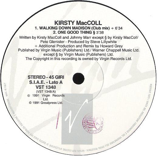Kirsty MacColl : Walking Down Madison (12")