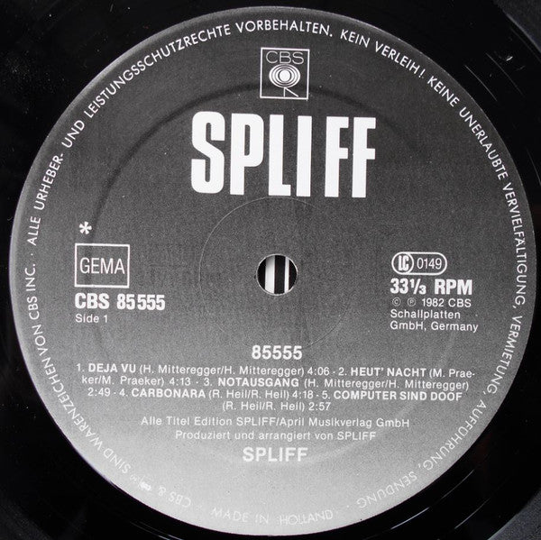 Spliff : 85555 (LP, Album)