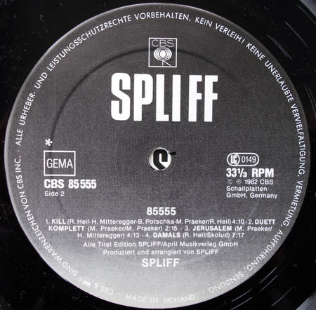 Spliff : 85555 (LP, Album)