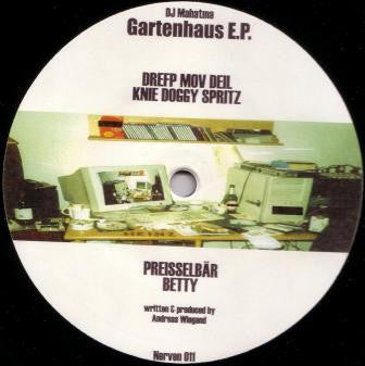 DJ Mahatma : Gartenhaus E.P. (12", EP)