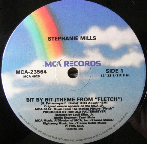 Stephanie Mills : Bit By Bit (Theme From "Fletch") (12", Single, Glo)