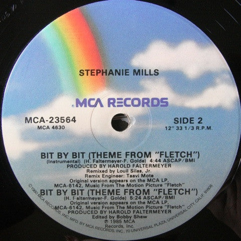 Stephanie Mills : Bit By Bit (Theme From "Fletch") (12", Single, Glo)