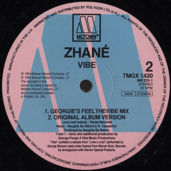 Zhané : Vibe (12", Single)