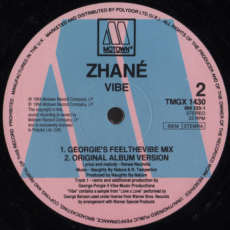Zhané : Vibe (12", Single)