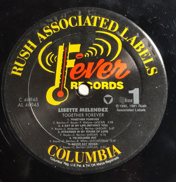 Lisette Melendez : Together Forever (LP, Album)