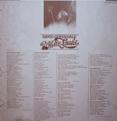 David Coverdale : White Snake (LP, Album)