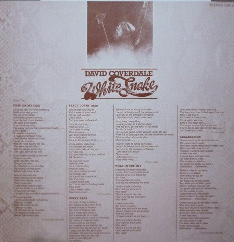 David Coverdale : White Snake (LP, Album)