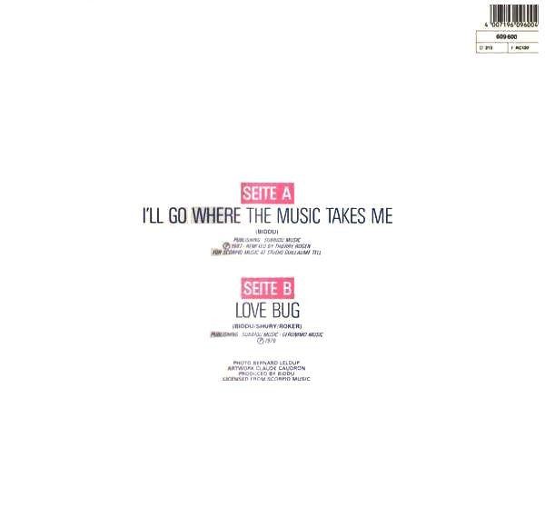 Tina Charles : I'll Go Where The Music Takes Me (87' Remix) (12")