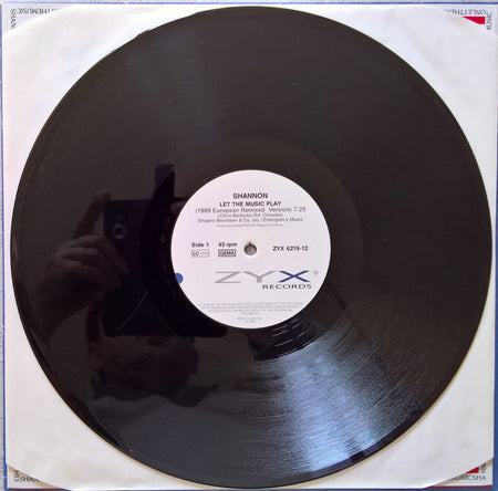 Shannon : Let The Music Play (1989 European Remixed Version) (12", Maxi)