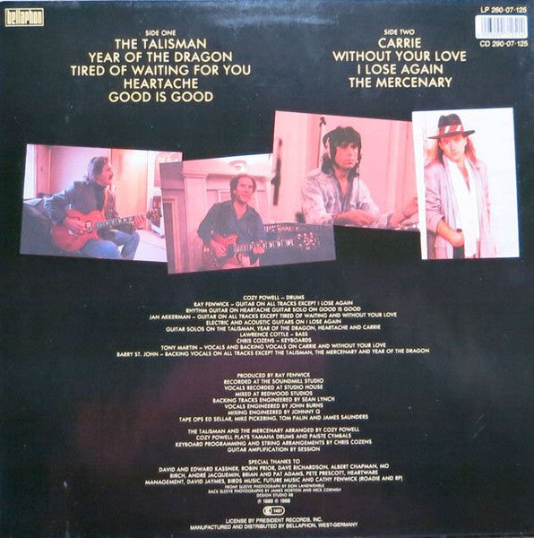 Forcefield (8) : The Talisman (LP, Album)