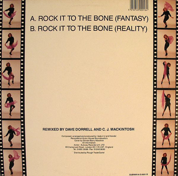 Jade 4U : Rock It To The Bone (UK Club Mix) (12")
