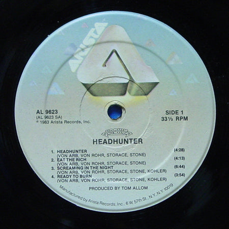 Krokus : Headhunter (LP, Album, Hau)
