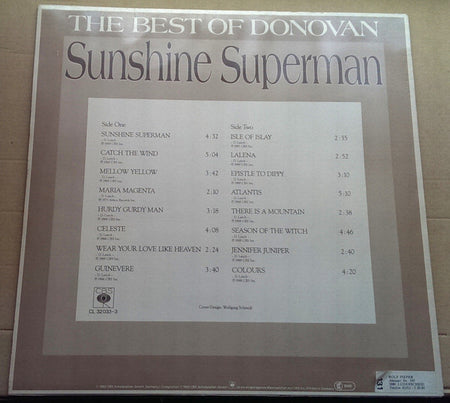 Donovan : Sunshine Superman (The Best Of Donovan) (LP, Comp)