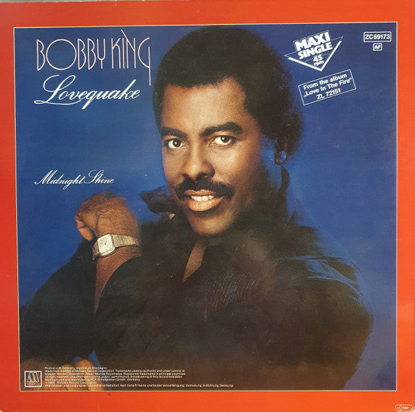Bobby King : Lovequake / Midnight Shine (12")