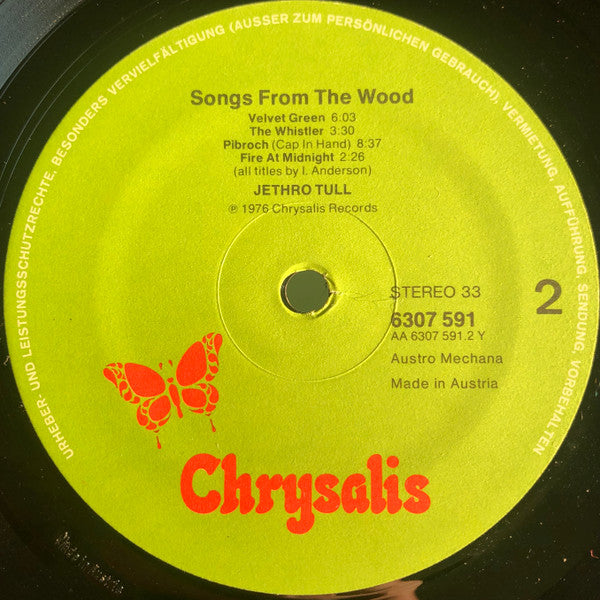 Jethro Tull : Songs From The Wood (LP, Album)