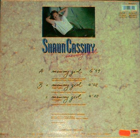 Shaun Cassidy : Memory Girl (12")