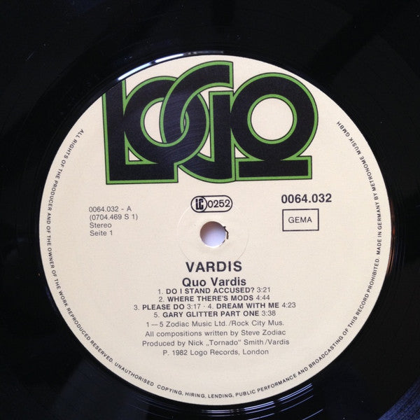 Vardis : Quo Vardis (LP, Album)