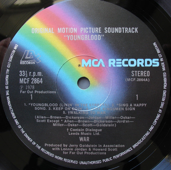 War : Youngblood (Original Motion Picture Soundtrack) (LP, Album)