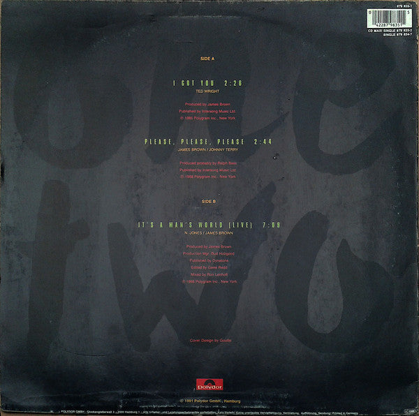 James Brown : I Got You (I Feel Good) (12")