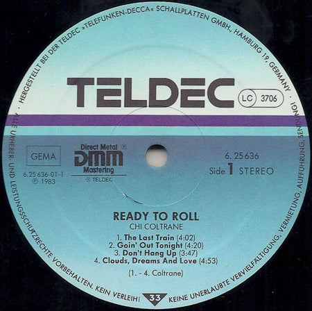 Chi Coltrane : Ready To Roll (LP, Album)