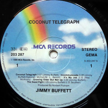 Jimmy Buffett : Coconut Telegraph (LP, Album)