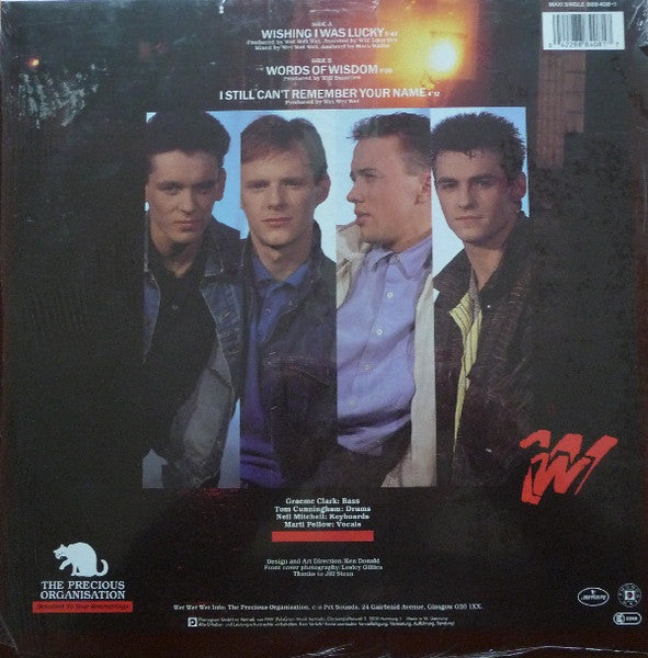 Wet Wet Wet : Wishing I Was Lucky (12", Maxi)