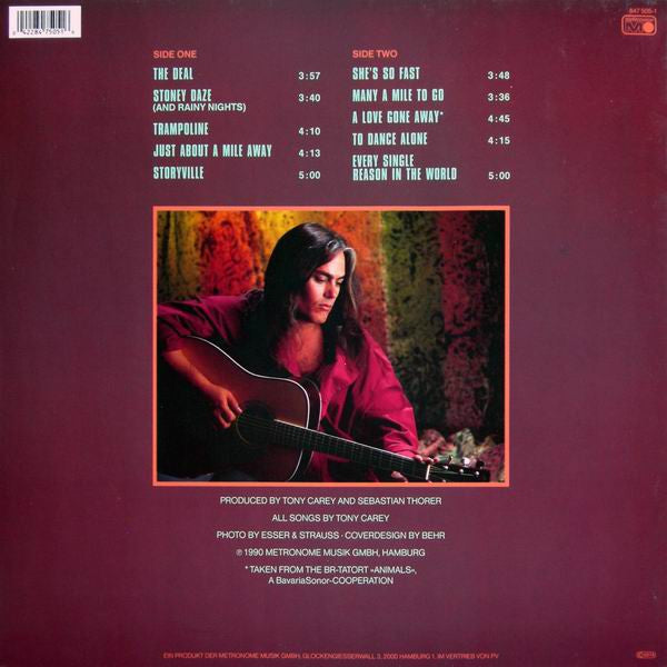 Tony Carey : Storyville (LP, Album)