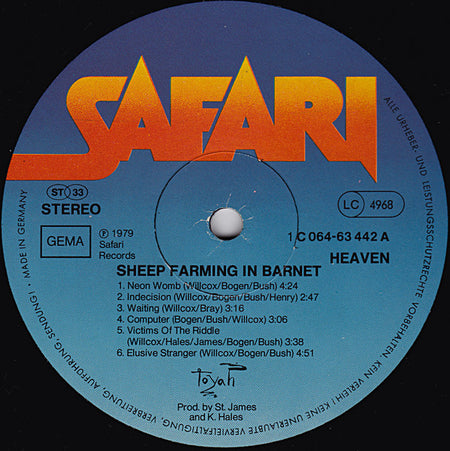 Toyah (3) : Sheep Farming In Barnet (LP, Album)