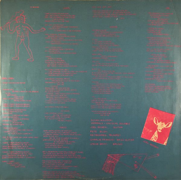 Toyah (3) : The Blue Meaning (LP, Album)