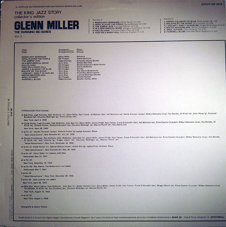 Glenn Miller : The Swinging Big Bands (1939/1942) - Glenn Miller Vol. 2 (LP)