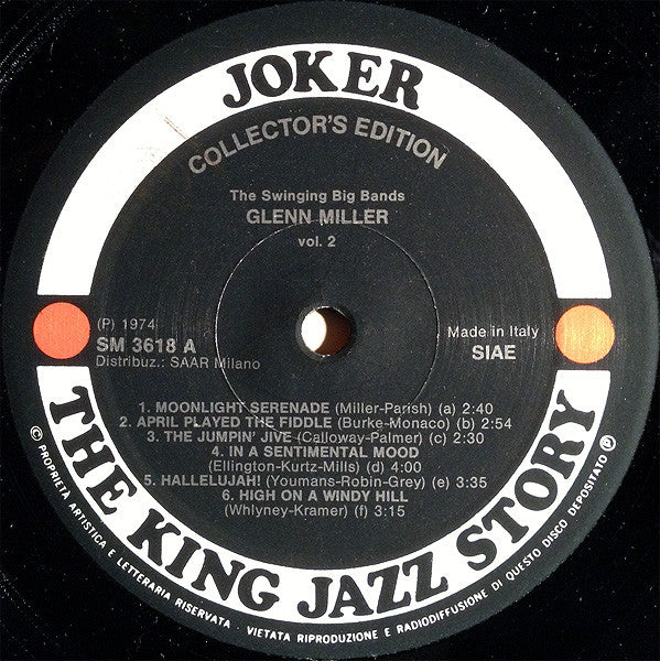 Glenn Miller : The Swinging Big Bands (1939/1942) - Glenn Miller Vol. 2 (LP)