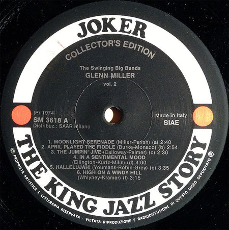 Glenn Miller : The Swinging Big Bands (1939/1942) - Glenn Miller Vol. 2 (LP)