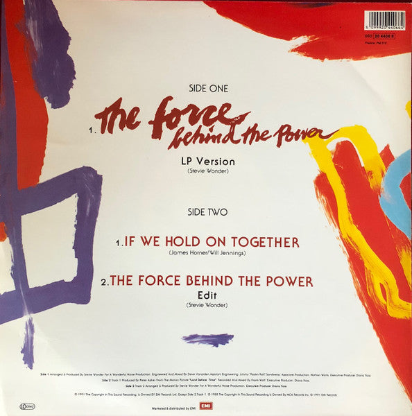 Diana Ross : The Force Behind The Power (12", Maxi)