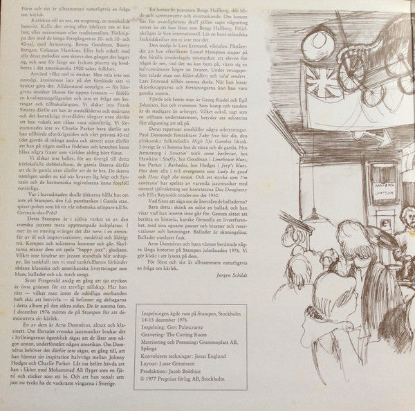 Arne Domnérus : Jazz At The Pawnshop (2xLP, Album, RE, Gat)