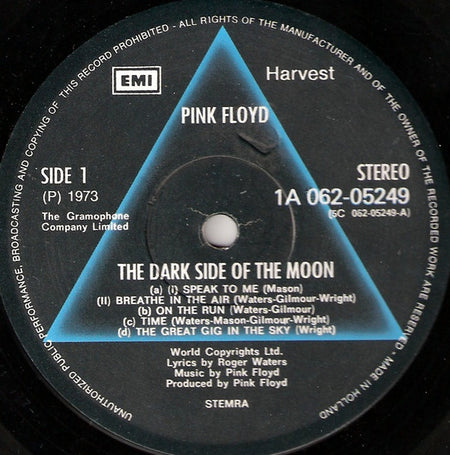 Pink Floyd : The Dark Side Of The Moon (LP, Album, RP, Gat)