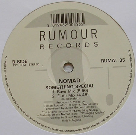 Nomad : Something Special (12")